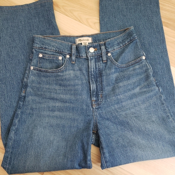 Madewell Perfect Vintage Wide Leg Jean in Medium Wash size 27 - Picture 9 of 12